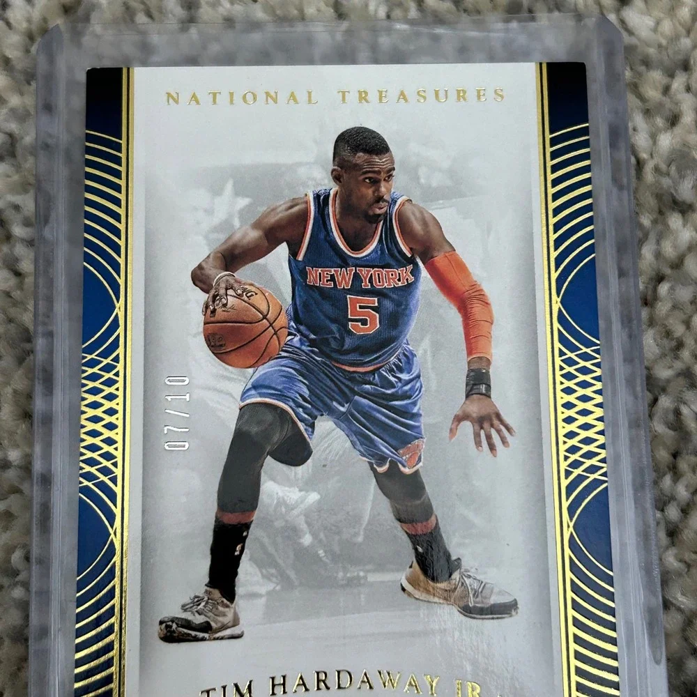 Panini Basketball Card Standard Blue Tim Hardaway‎ Jr. National Treasures 07/10